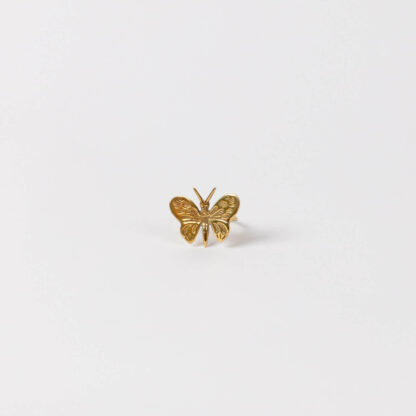 Bronze Napkin Ring Butterfly